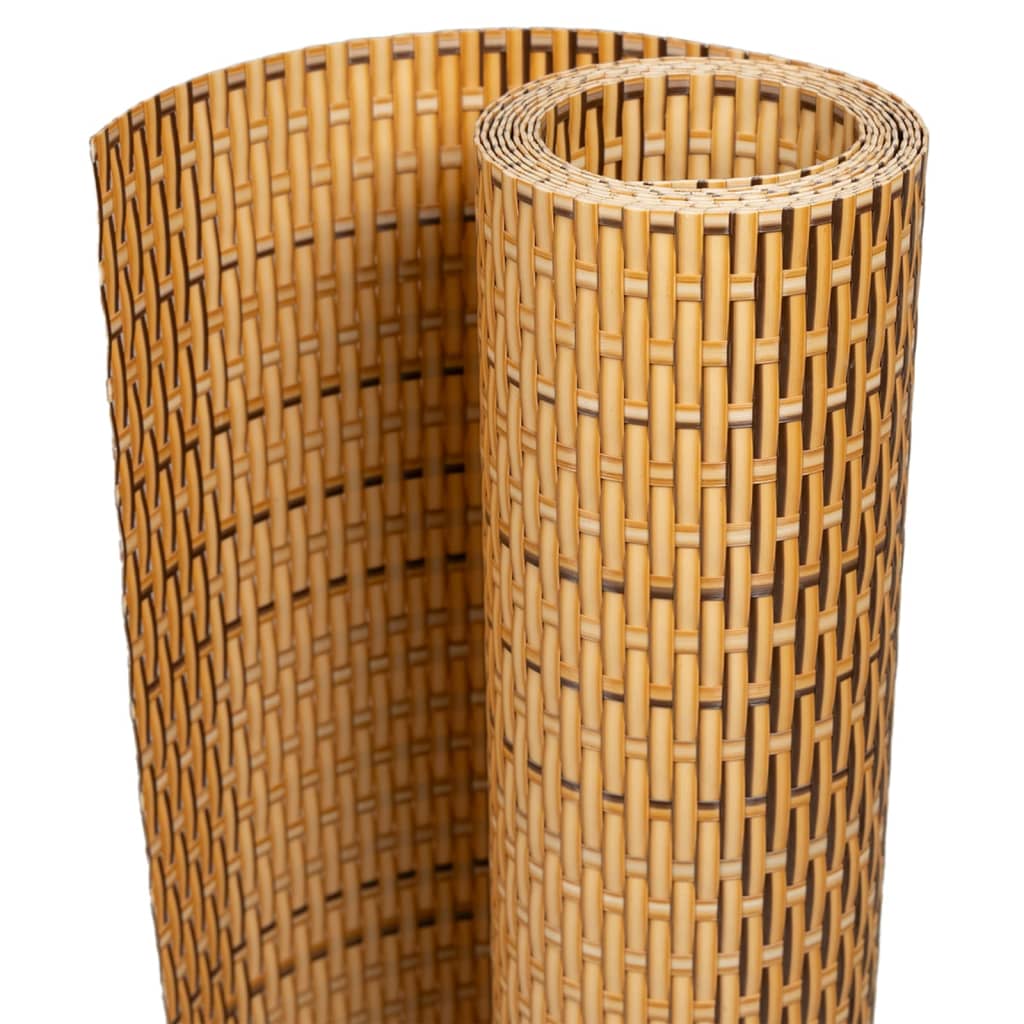 Paravan Balcon Maro Deschis 300x90 cm Poly Rattan