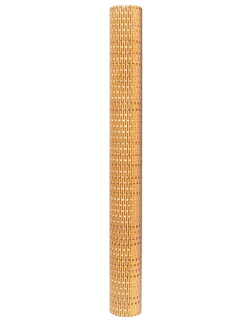 Încărcați imaginea în vizualizatorul Galerie, Paravan Balcon Maro Deschis 400x90 cm Poly Rattan
