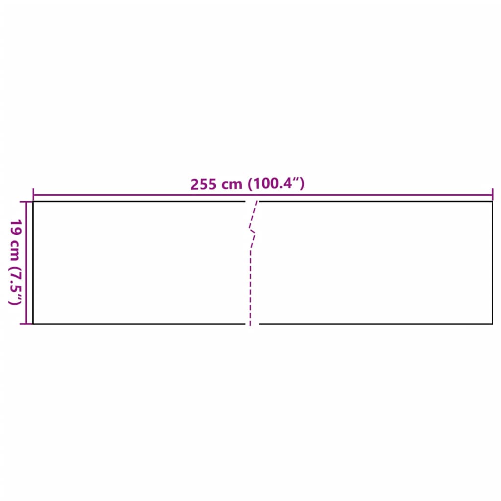 Paravane pentru balcon, 5 buc., antracit, 255x19 cm, poliratan