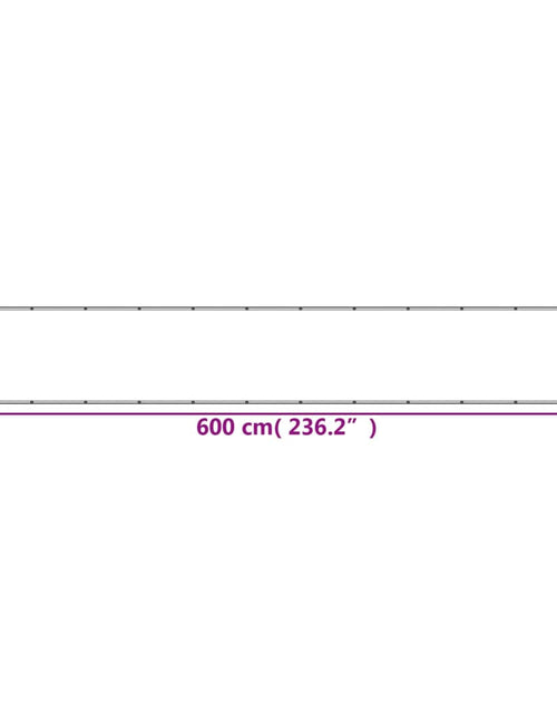 Загрузите изображение в средство просмотра галереи, Paravan de balcon gri deschis 90x600 cm 100% poliester oxford
