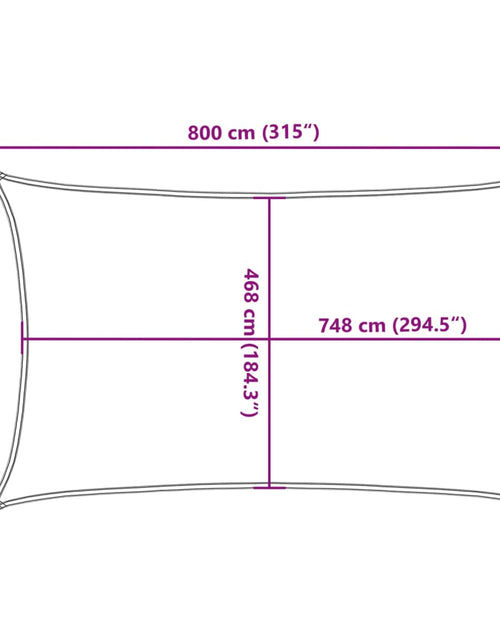 Загрузите изображение в средство просмотра галереи, Parasolar, gri deschis, 8x5 m, 100% poliester Oxford
