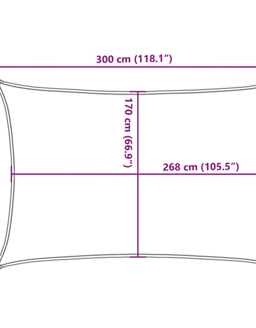 Загрузите изображение в средство просмотра галереи, Parasolar, nisipiu, 3x2 m, 100% poliester Oxford
