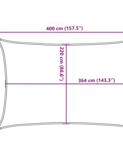 Загрузите изображение в средство просмотра галереи, Parasolar, nisipiu, 4x2,5 m, 100% poliester Oxford
