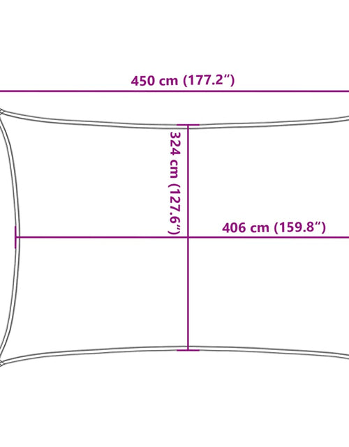 Încărcați imaginea în vizualizatorul Galerie, Parasolar, nisipiu, 4,5x3,5 m, 100% poliester Oxford
