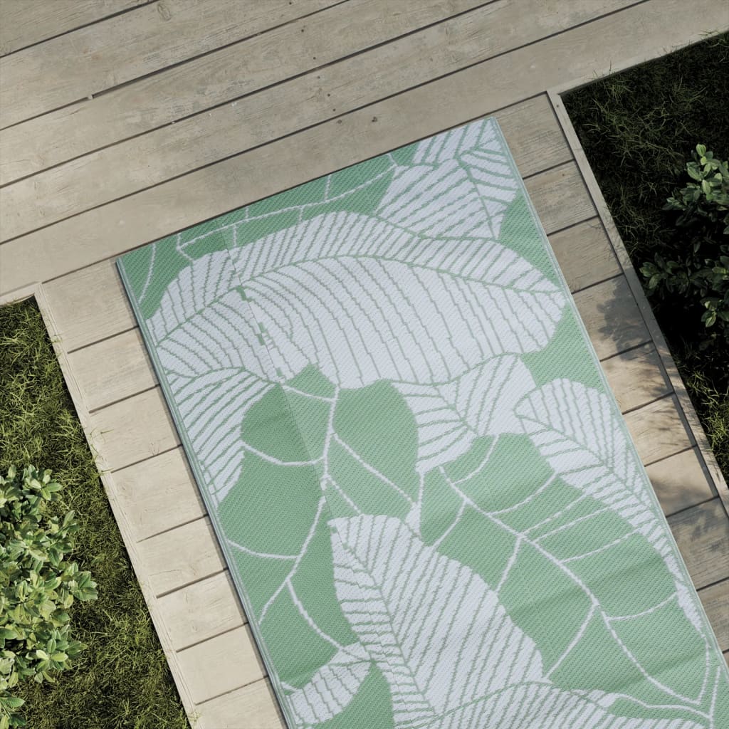 Covor de exterior, verde, 80x150 cm, PP