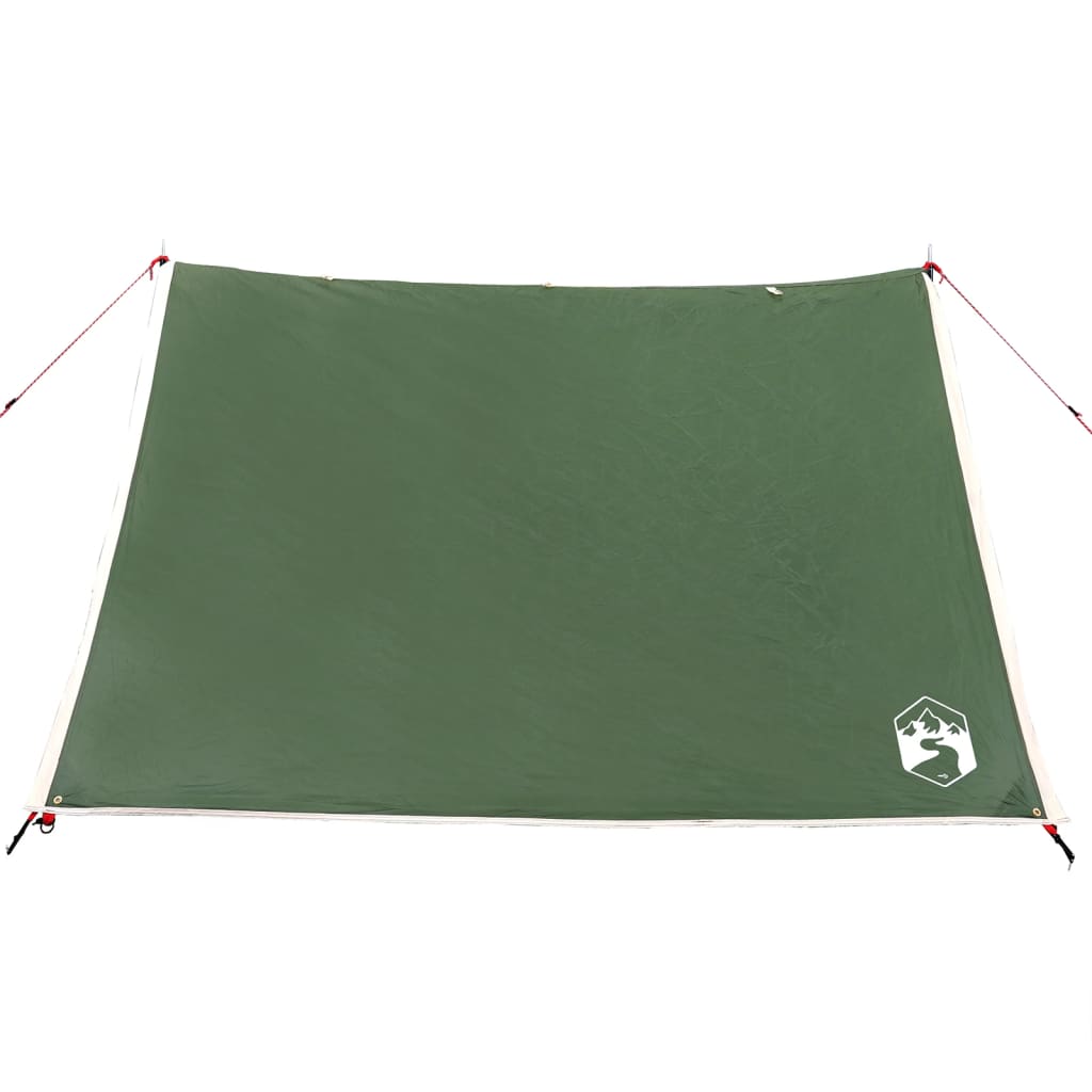 Cort de camping pentru 2 persoane, verde, impermeabil