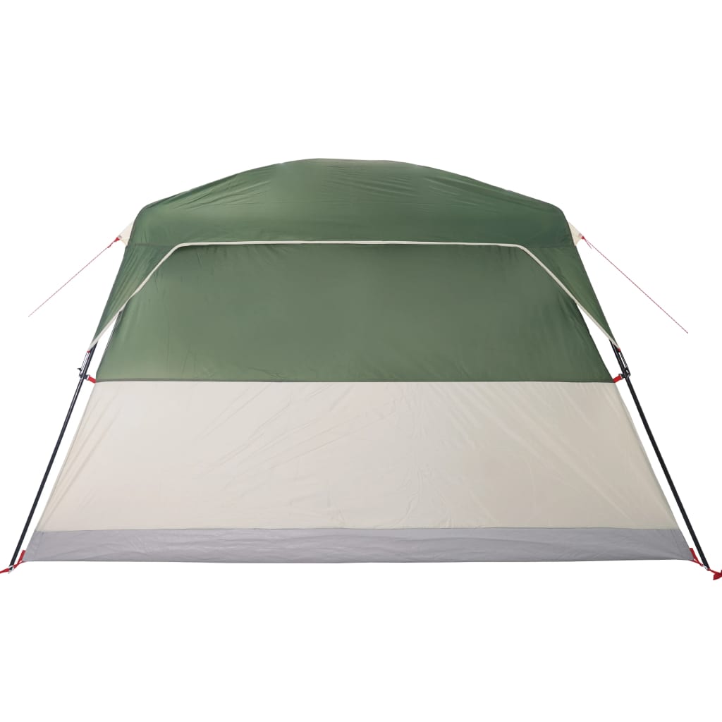 Cabină cort de camping, 4 persoane, verde, impermeabil