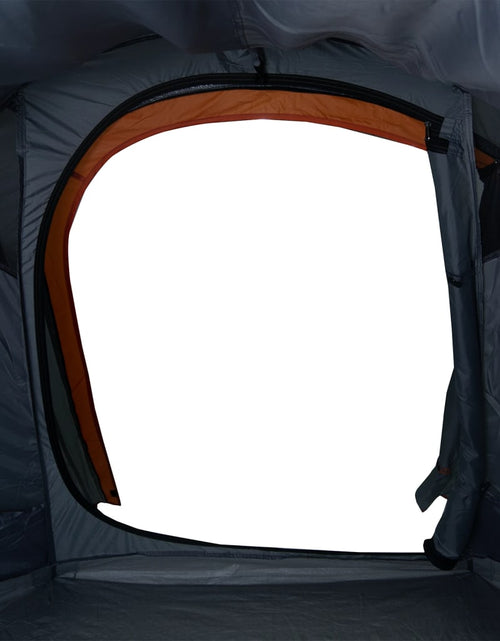 Încărcați imaginea în vizualizatorul Galerie, Cort de camping tunel 2 persoane, gri/portocaliu, impermeabil
