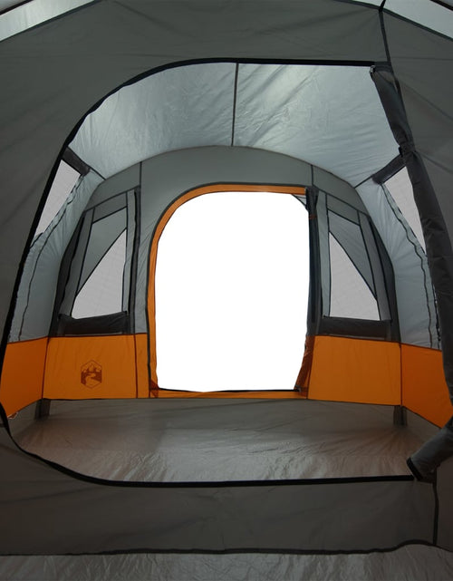 Încărcați imaginea în vizualizatorul Galerie, Cort de camping tunel 3 persoane, gri/portocaliu, impermeabil
