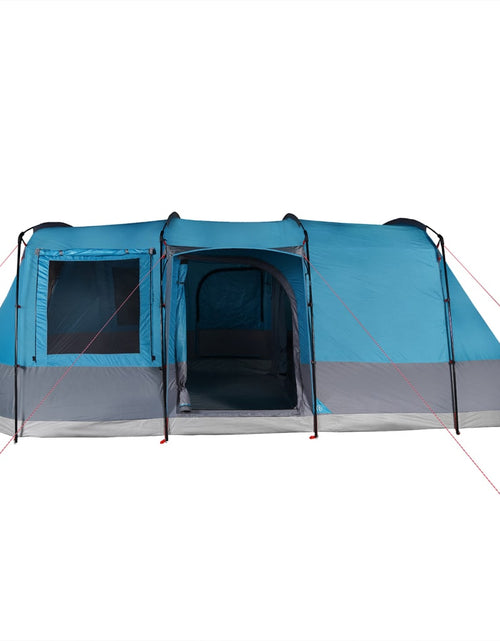Încărcați imaginea în vizualizatorul Galerie, Cort de camping tunel pentru 4 persoane, albastru, impermeabil
