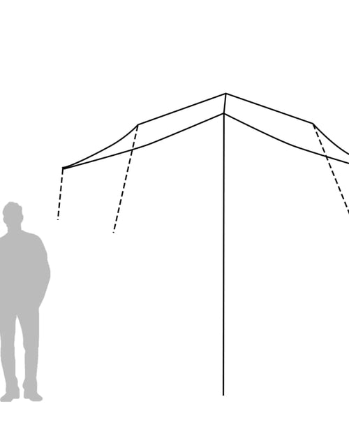 Загрузите изображение в средство просмотра галереи, Prelată de camping, gri și portocaliu, 360x294 cm, impermeabilă
