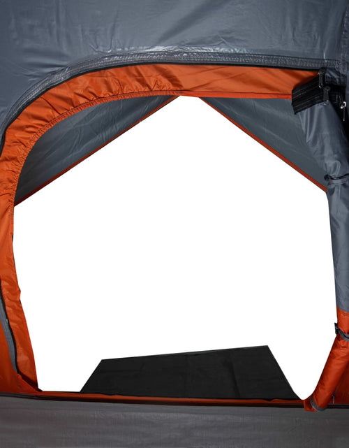 Загрузите изображение в средство просмотра галереи, Cort de camping pentru 2 persoane, gri/portocaliu, impermeabil
