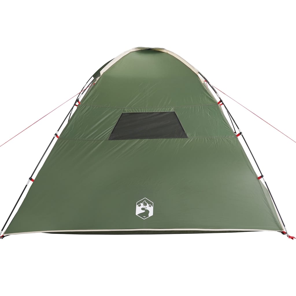 Cort de camping pentru 8 persoane, verde, impermeabil