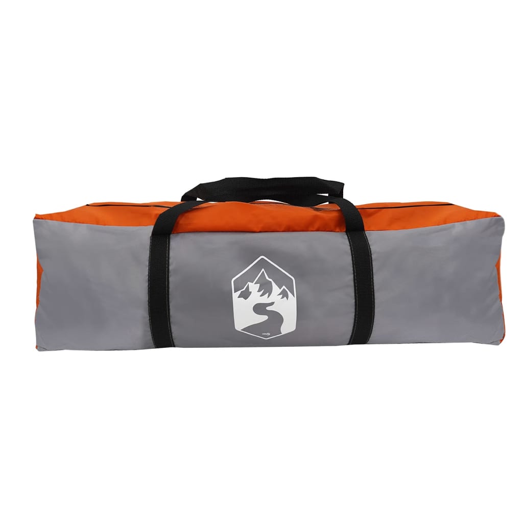 Paravan de camping, portocaliu, 366x152x152 cm, impermeabil