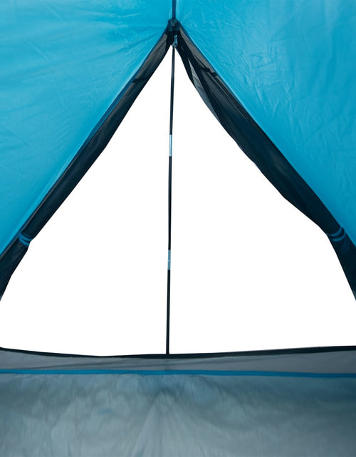 Загрузите изображение в средство просмотра галереи, Cort de camping cu cadru A, 2 persoane, albastru, impermeabil
