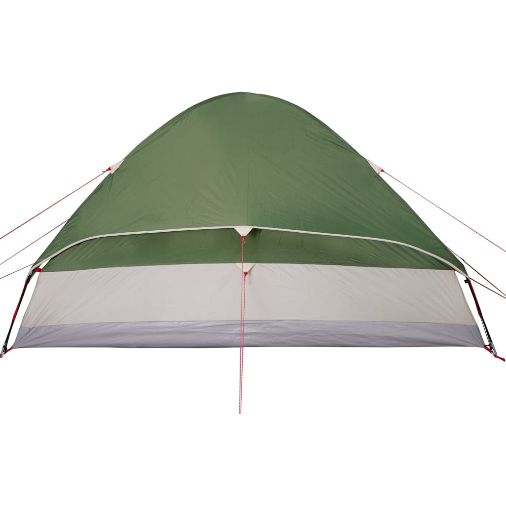 Cort de camping cupolă pentru 2 persoane, verde, impermeabil
