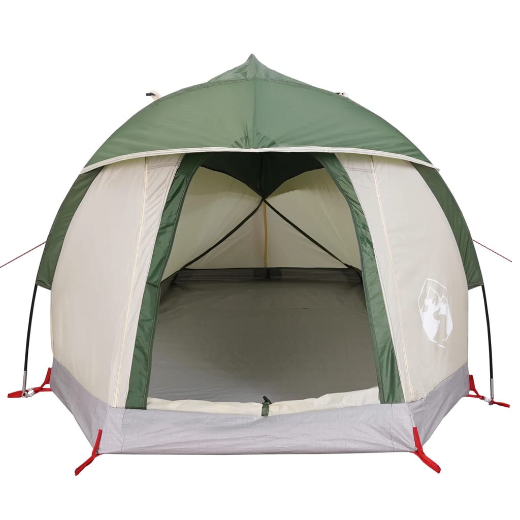 Cort de camping cupolă pentru 1 persoană, verde, impermeabil