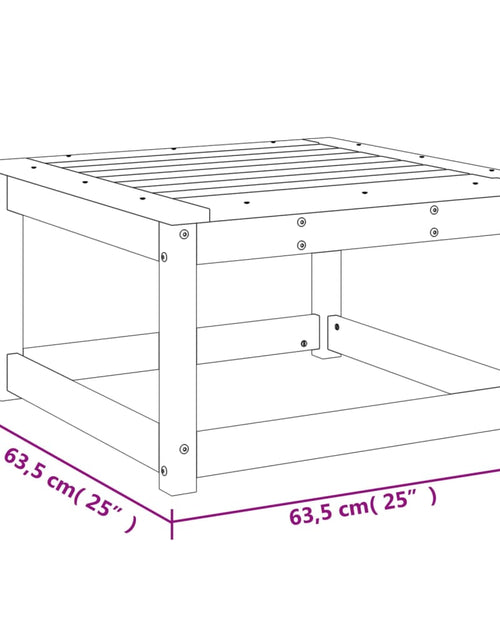 Încărcați imaginea în vizualizatorul Galerie, Taburet de grădină, lemn masiv douglas
