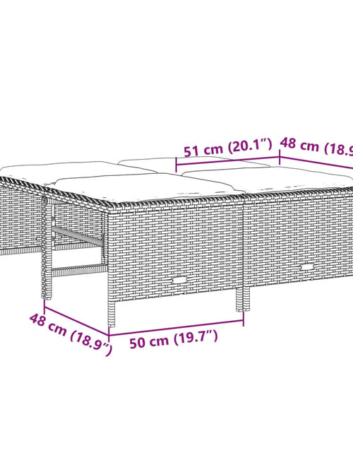 Загрузите изображение в средство просмотра галереи, Scaune grădină cu perne, 4 buc., maro, poliratan

