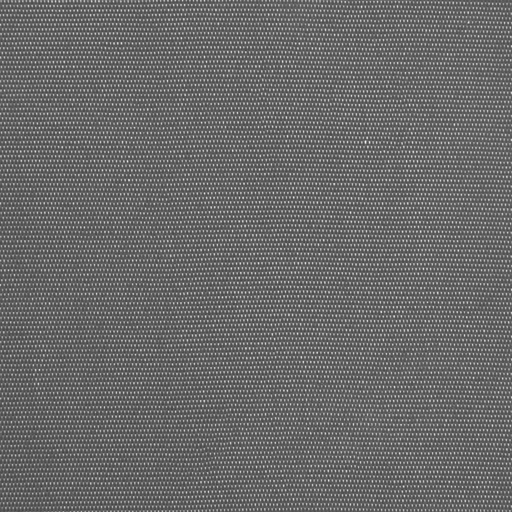 Copertină retractabilă, antracit, 100x150 cm, textil și oțel