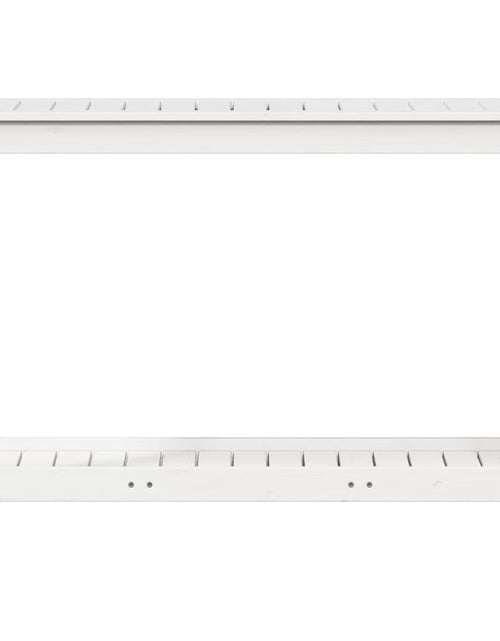 Încărcați imaginea în vizualizatorul Galerie, Masă de plantare cu poliță alb 108x35x75 cm lemn masiv de pin - Lando
