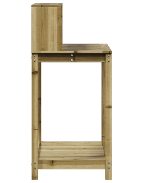 Încărcați imaginea în vizualizatorul Galerie, Masă de plantare cu rafturi, 82,5x50x109,5 cm, lemn pin tratat - Lando
