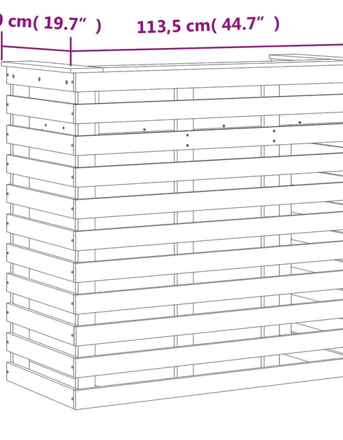 Încărcați imaginea în vizualizatorul Galerie, Masă de bar pentru exterior, 113,5x50x103 cm, lemn masiv de pin
