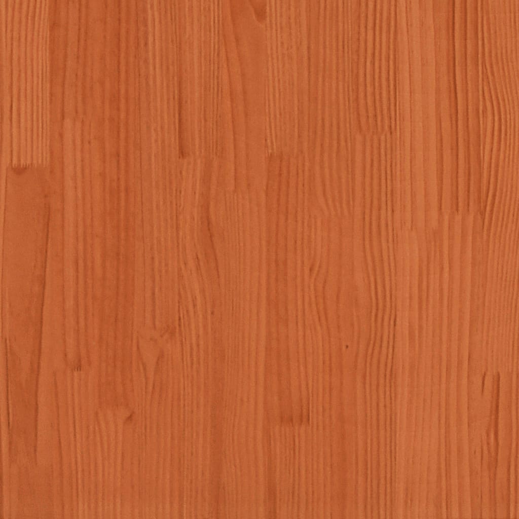 Scaun de grădină, maro ceruit, 57,5x63x76 cm, lemn masiv de pin - Lando
