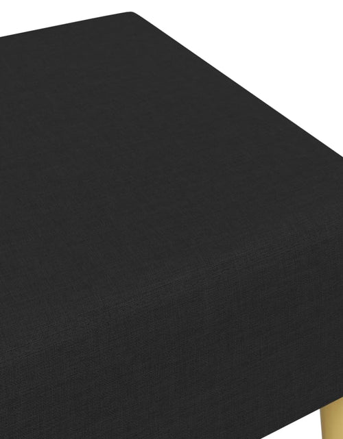 Загрузите изображение в средство просмотра галереи, Taburet, negru, 77x55x31 cm, material textil - Lando
