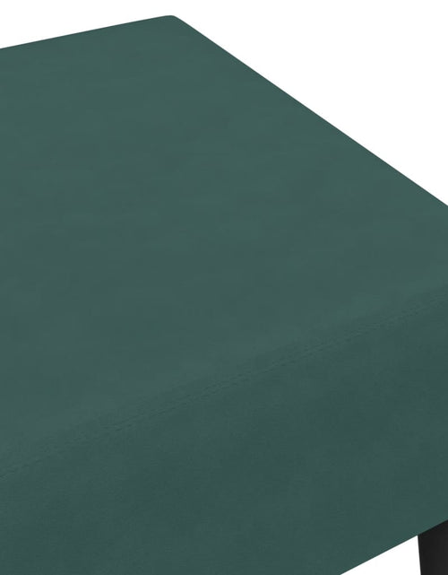 Încărcați imaginea în vizualizatorul Galerie, Taburet, verde închis, 77x55x31 cm, catifea - Lando
