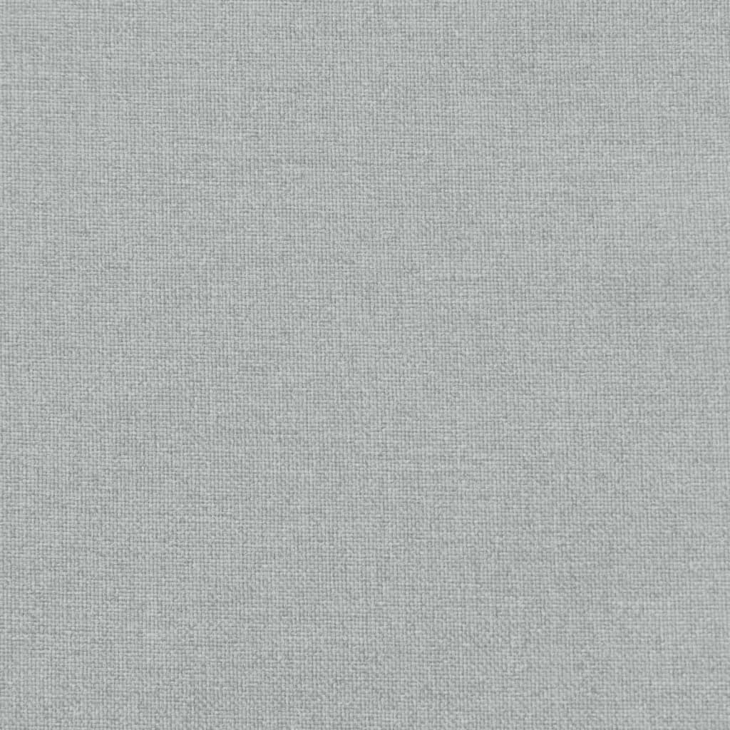 Perne scaun cu spătar scund 2 buc. melanj gri 100x50x7cm textil