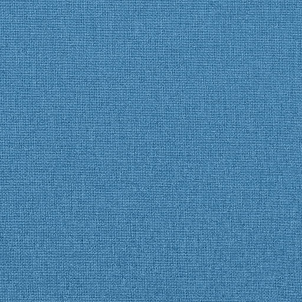 Perne scaun spătar mic 6 buc. melanj albastru 100x50x7cm textil