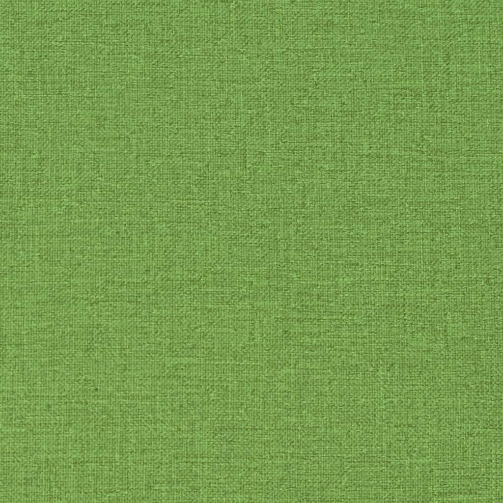 Perne scaun spătar scund 4 buc. melanj verde 100x50x7 cm textil