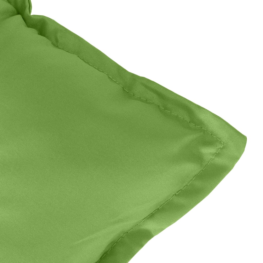 Perne scaun spătar scund 6 buc. melanj verde 100x50x7 cm textil