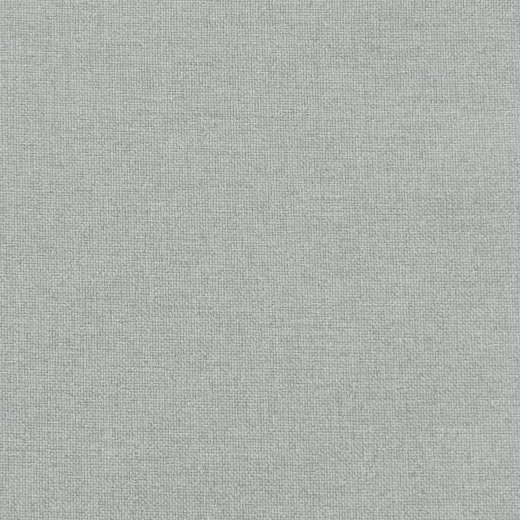 Perne scaun cu spătar scund 4 buc. melanj gri 100x50x4cm textil