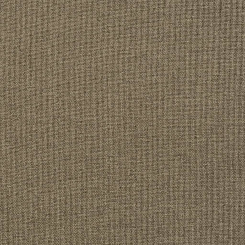 Pernă bancă de grădină, melanj taupe, 180x50x7 cm, textil