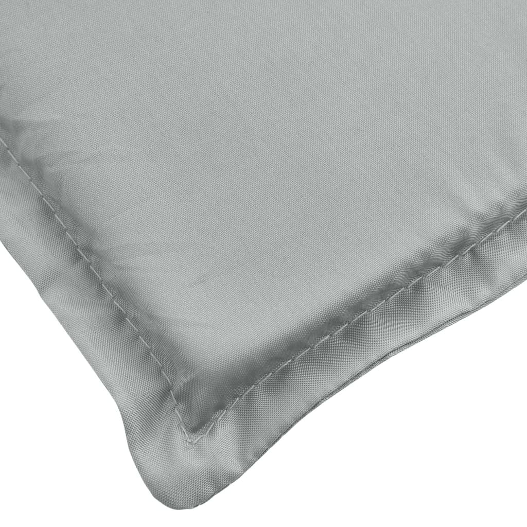 Pernă bancă de grădină 2db melanj gri deschis 150x50x7cm textil