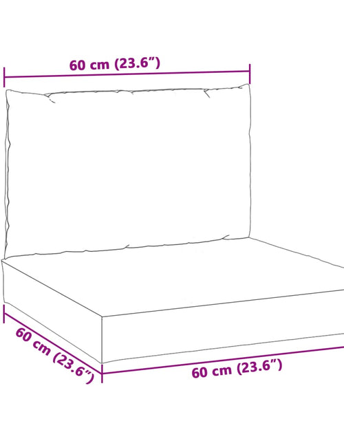 Загрузите изображение в средство просмотра галереи, Perne de paleți, 2 buc., melanj gri taupe, material textil
