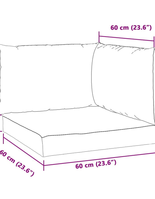 Загрузите изображение в средство просмотра галереи, Perne de paleți, 3 buc., melanj bej, material textil
