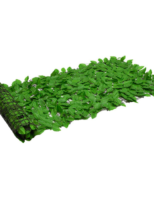 Încărcați imaginea în vizualizatorul Galerie, Paravan intimitate de balcon din frunze verde 600x75 cm

