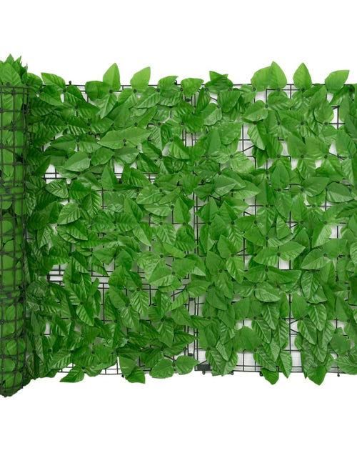Încărcați imaginea în vizualizatorul Galerie, Paravan intimitate de balcon din frunze verde 600x75 cm
