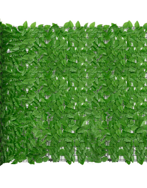 Încărcați imaginea în vizualizatorul Galerie, Paravan intimitate de balcon din frunze verde 300x150 cm
