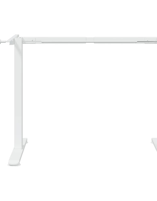 Загрузите изображение в средство просмотра галереи, Cadru birou de sine stătător alb, (94-135)x60x(70-114) cm, oțel - Lando
