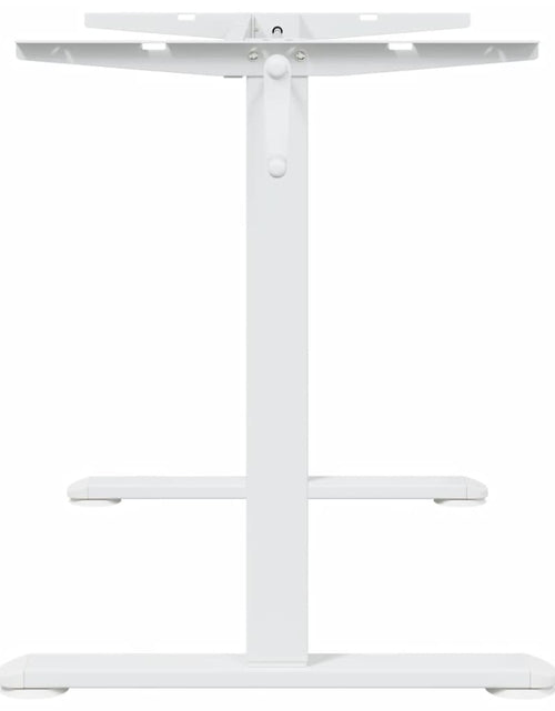 Загрузите изображение в средство просмотра галереи, Cadru birou de sine stătător alb, (94-135)x60x(70-114) cm, oțel - Lando
