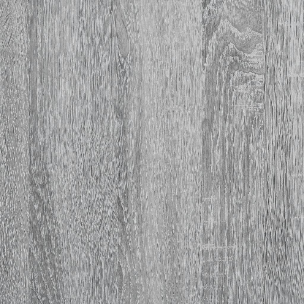 Raft brutărie, gri sonoma, 90x40x84 cm, lemn prelucrat/metal - Lando