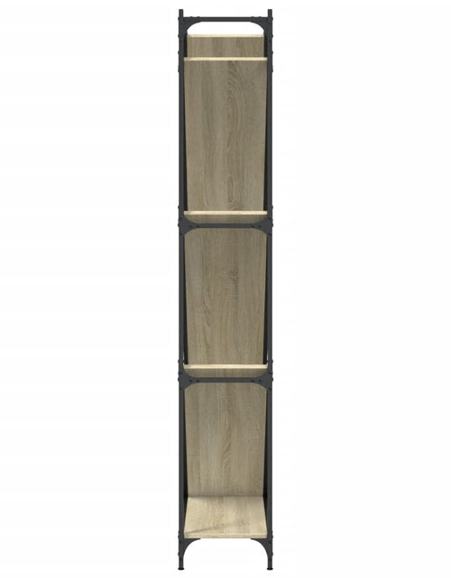 Încărcați imaginea în vizualizatorul Galerie, Bibliotecă, stejar sonoma, 79x30x180 cm, lemn prelucrat/metal - Lando
