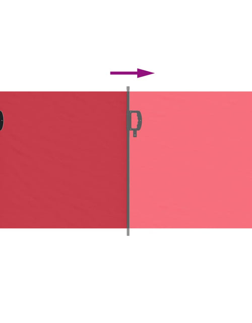 Загрузите изображение в средство просмотра галереи, Copertina laterală retractabilă, roșu, 100x300 cm
