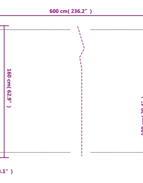 Загрузите изображение в средство просмотра галереи, Copertină laterală retractabilă, bej, 160 x 600 cm
