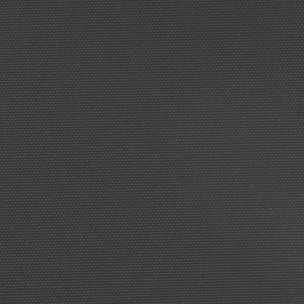 Copertină laterală retractabilă de terasă, negru, 220x600 cm