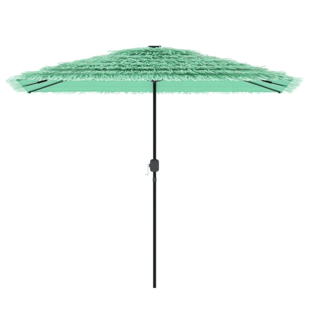 Umbrelă soare de grădină cu stâlp din oțel verde 300x200x250 cm